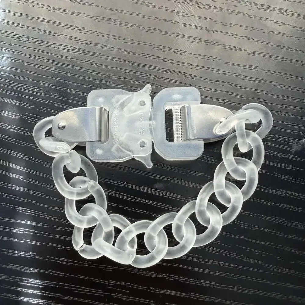 1017 ALYX 9SM Clear Acrylic Chain Bracelet